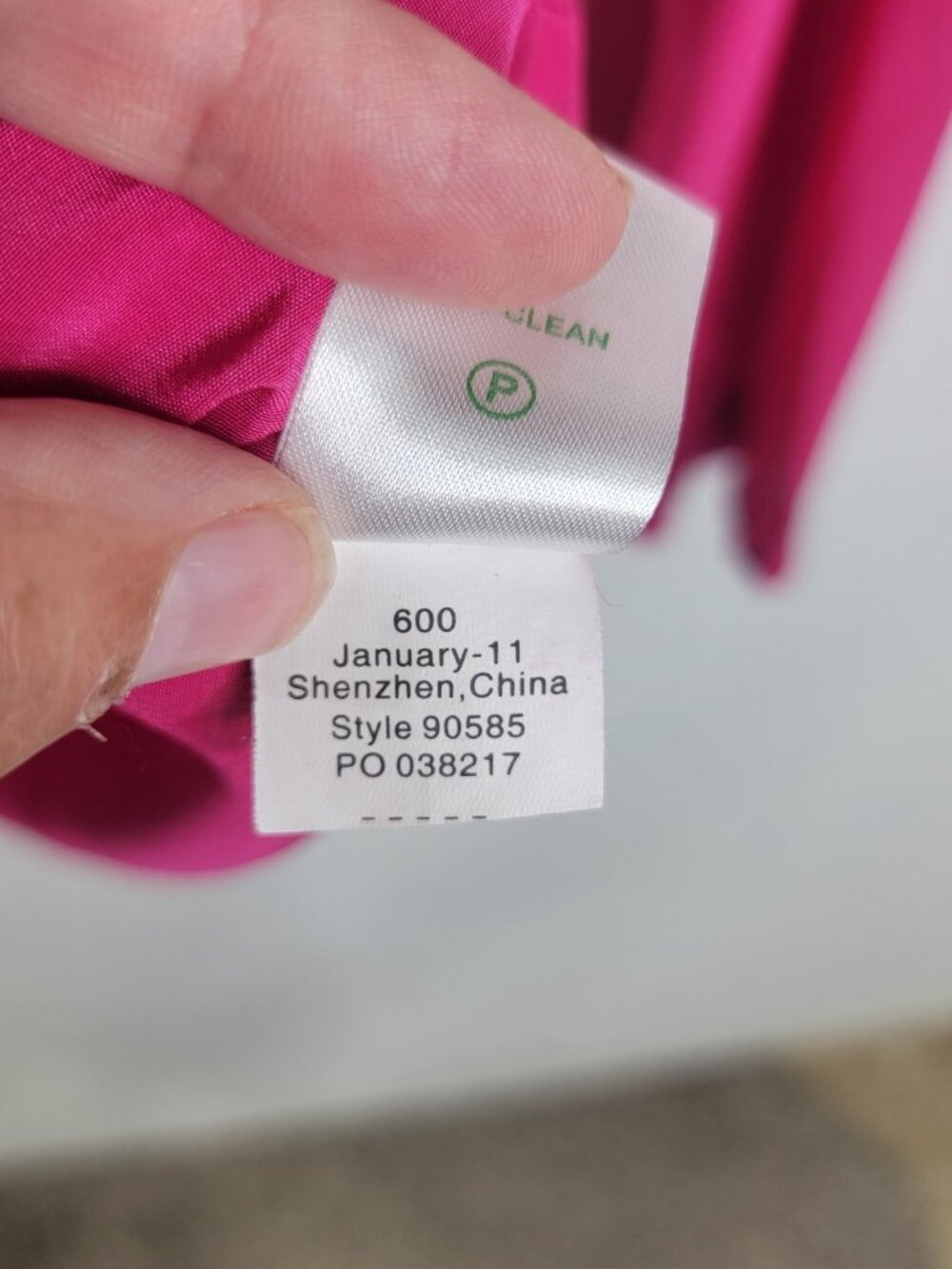 Lilly Pulitzer Pink Solid Elsa Top 100% silk long sleeve hot pink blouse XS - Picture 6 of 8